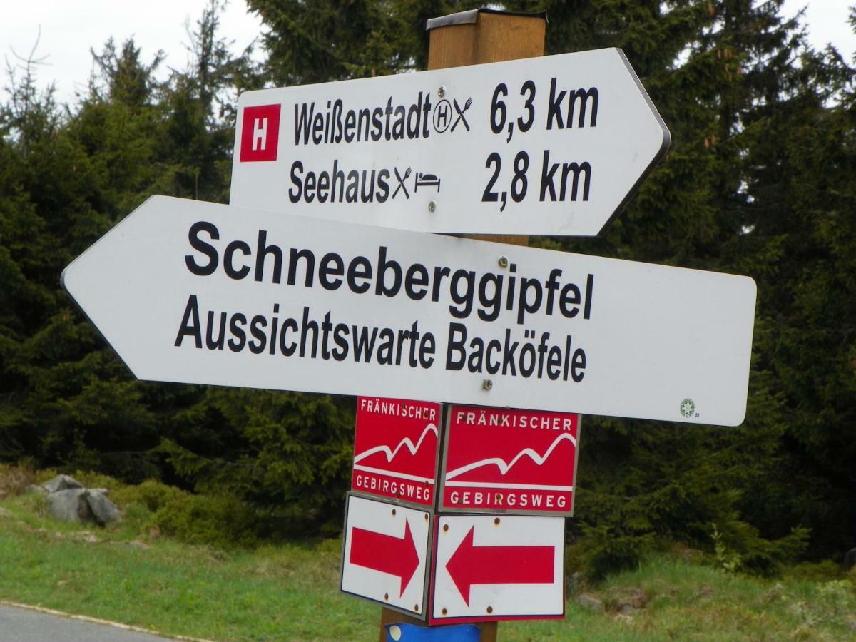 Ferienwohnung Am Weissenstaedter See Weißenstadt Dış mekan fotoğraf